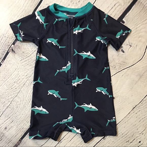 Baby boy one piece swimsuits and sun hat bundle 6m - Picture 7 of 16